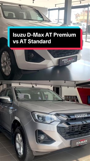 Isuzu D-Max 1.9L AT Premium vs Standard Comparison