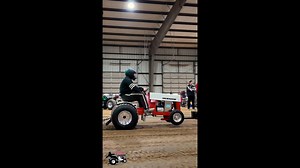 Watch the tires wrinkle!! #gardentractor #tractorpulling | Pulling with Garden Tractors