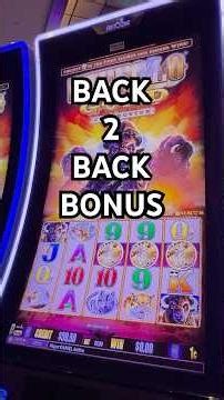 TWO $6 MAX BET BONUSES on BUFFALO GOLD