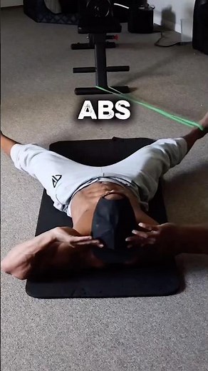 Home Built Abs #homeworkouts #coreworkout #strongabs #bodyweightexercises #resistancebandsworkout