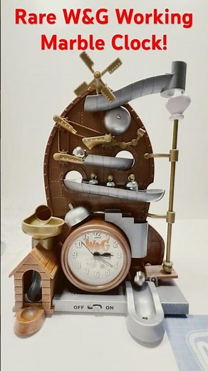 Wallace And Gromit Marble Powered Alarm Clock Vintage Retro Rare Cracking Contraption Fully Working