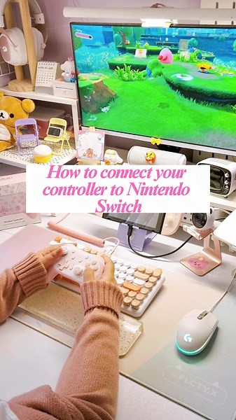 How to connect your controller to the Nintendo Switch console? Hope it can help you #nintendo #procontroller #foryou #fyp #nintendoswitch #nintendogamer #girlgamer #kawaiiaesthetic