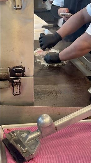 The famous Hamburger America in New York City and the George Motz onion burger. So good