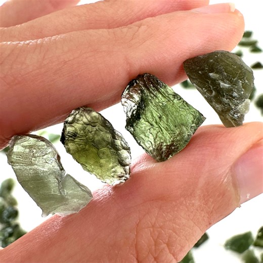Genuine Moldavite | Authentic Raw Moldavite Crystal, Real Czech Tektite - Etsy