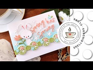 Spellbinders | Small Die of the Month Club | March 2021 | Spring Flowers Card Creator