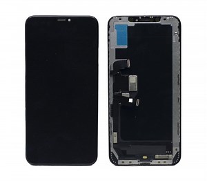 LCD with Touch Screen for Apple iPhone XS Max - Black (display glass combo folder)