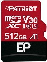 Карта памяти Patriot Memory EP microSDXC V30 A1