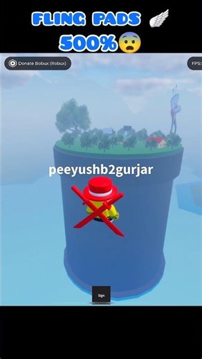 Fling Pads Roblox 😂🪽#roblox #funny #robloxedit