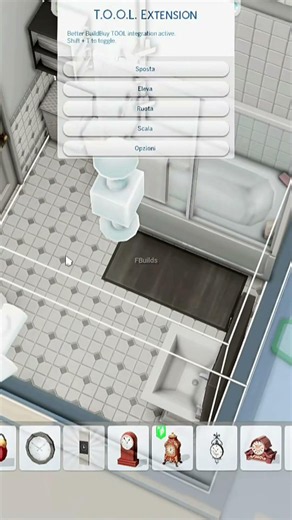 Building a Scale in The Sims 4 using T.O.O.L Mod #shorts