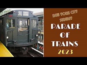 New York City Subway Parade of Trains 2023 (Sept. 9th)