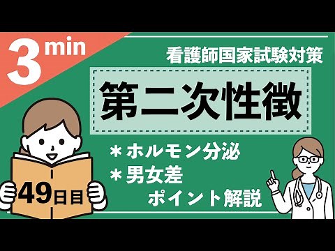 第二次性徴−解説あり（国試対策）
