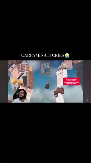 CARRYMINATI GETTING OVER IT | FUNNIEST MOMENTS | BROKE KEYBOARD