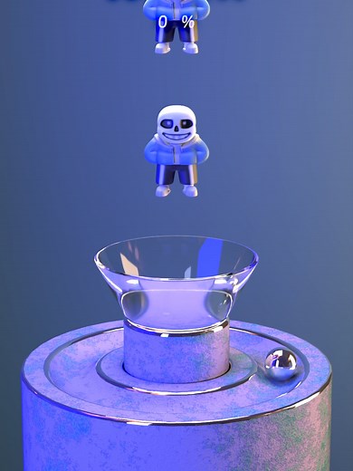 Undertale: Sans in a Trap - Softness 3D Simulation Part IV
