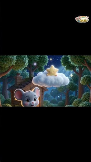🌙 The Sleepy Star ⭐ | A Bedtime Story for Kids 🐭🌙