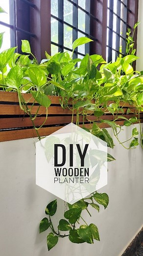 Linto Antony | DIY wooden planter.. Materials required: 1. Teak wood reapers of 1' 2. Small nails (preferably stainless steel) 3. Hacksaw blade 4. Hammer... | Instagram