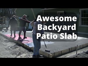 How To Stamp Concrete (Easiest Stamps To Use) Part 2