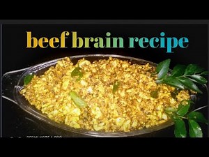 How to Make a Simple Beef 🥩 Brain 🧠 Recipe 😋😋😋