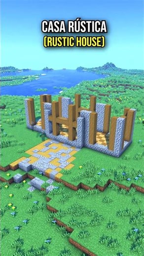 ¡La Casa Rústica que Necesitas en MINECARFT!