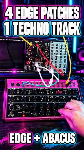 Can 4 EDGE Patches Build a Full Techno Track?