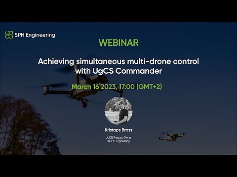 Webinar | Achieving simultaneous multi-drone control with UgCS Commander