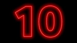 Neon Countdown Timer Neon Counter Counts Stock Footage Video (100% Royalty-free) 1060155260 | Shutterstock