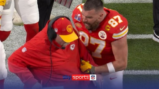 Travis Kelce calls Super Bowl behaviour 'unacceptable' after shouting at Kansas City Chiefs head coach Andy Reid