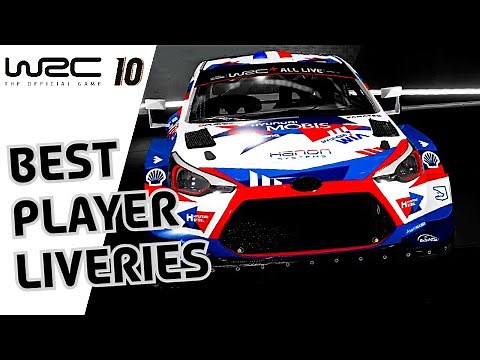 The Best WRC 10 Custom Liveries Created by Players using the New in-game Livery Editor.