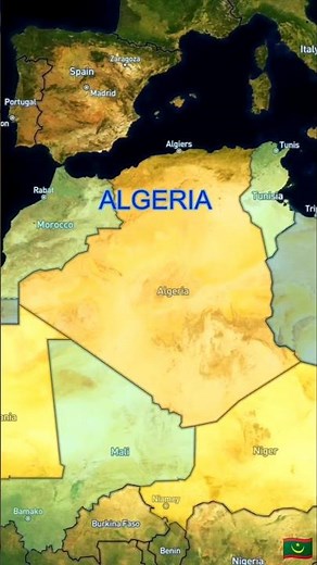 Algeria map #algerie