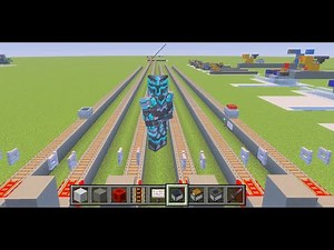 Minecraft Bedrock 1.21+ Minecart Rails Pt. 2 Powered Rails Tutorial
