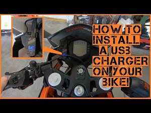 How To Install A USB Charger On Your Motorcycle!