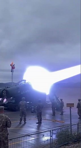 U S Army Particle Beam Cannon Test Fire