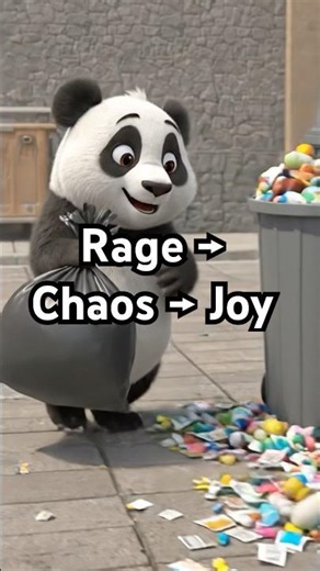 Panda Coco Oficial Loses It at the Trash Bins