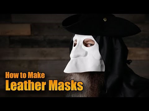 Making Leather Venetian Masks: How to make Leather Masks