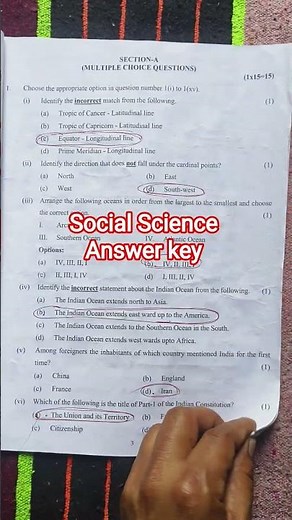 Class 6 Social science ka paper 2/3/2026 /class 6 sst paper solution 2026/evening shift/sst solution
