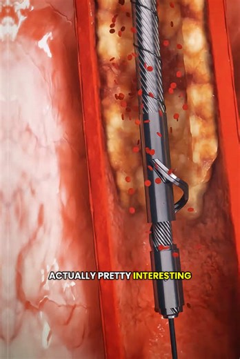 How Rotational Atherectomy Is Done?#rotationalatherectomy #atherectomy #3dmedicalanimation #medical3danimation #bloodclots #angioplasty #valveblock #medicalanimation