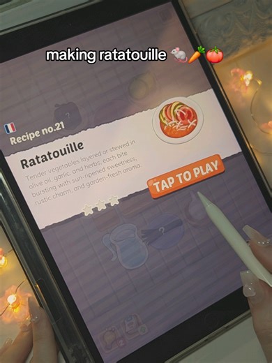 Cooking Game Challenge: Make Ratatouille in 10 Seconds!