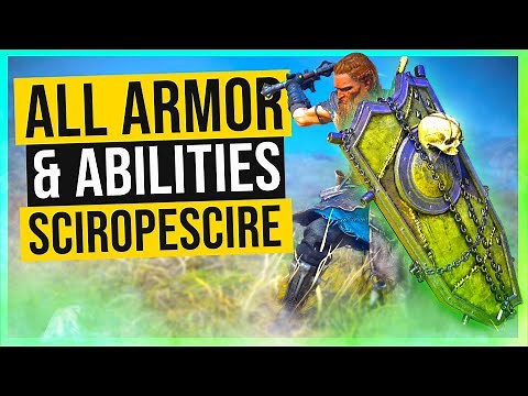 Assassin's Creed Valhalla Tips: ALL 4 Armor Sets, Weapons & Abilities Locations in Sciropscire!