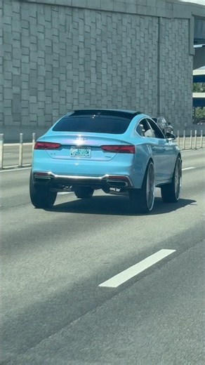 Audi A5 Sportsback on 28’s Riding