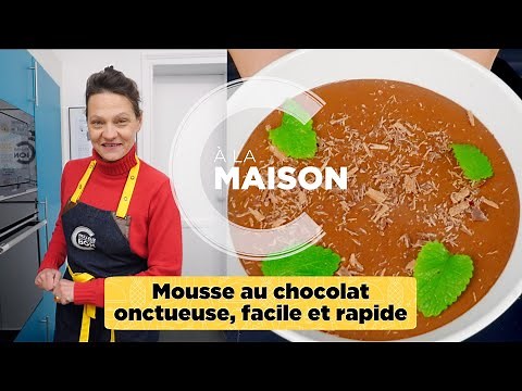 Recipe for a smooth, easy and quick chocolate mousse