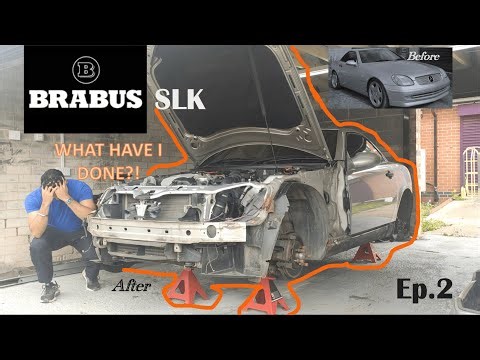 Teardown of my Mercedes BRABUS SLK project car! Ep2
