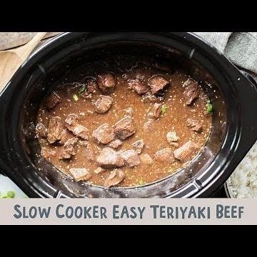 Slow Cooker Easy Teriyaki Beef