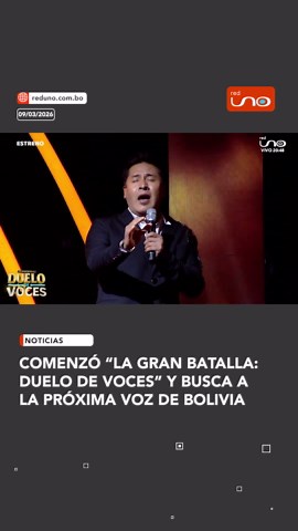 #LGB | ¡Arrancó la música y el talento! Ya comenzó La Gran Batalla: Duelo de Voces, el reality musical que reúne a grandes talentos del país y se transmite EN VIVO por Red Uno. Voces de distintas regiones suben al escenario para demostrar su talento frente a un exigente jurado y mentores que buscan descubrir la próxima gran voz de Bolivia. ▶️ Más información en: www.reduno.com.bo #RedUno #RedUnoDigital #Notivisión #Noticias #Viral #TikTok