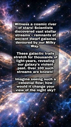 Cosmic River of Stars | Galactic Streams Unveiled