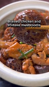 Braised chicken shiitake mushroom clay pot Chinese style #cooking #chinesefood #fullhappybelly #vlog #comfortfood #food #recipe #easyrecipes #chickendinner #dinner #yummyfood #shiitake #foodie #foodlover | Fullhappybelly