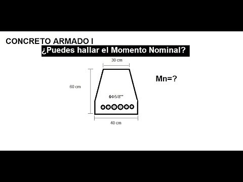 Concreto armado I - ¿Cómo calcular momentos nominales en una sección no rectangular?
