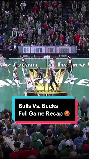 Quick rewind. Full recap. Here’s everything from tonight’s @Chicago Bulls vs. @Bucks action 🏀 #NBA #Basketball #Giannis #Bucks #Bulls
