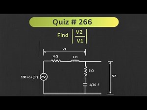 RLC Circuit Solved Example (Basic Electronics) | Quiz # 266