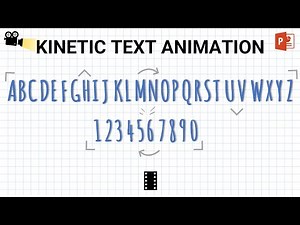 Kinetic Text or Dancing Letters Animation