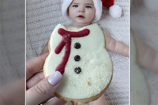 Starbucks snowman cookie trend hack will sweeten your baby picture