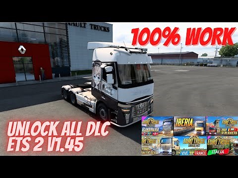 Cara Unlock Semua DLC Euro Truck Simulator 2 v1.45 Gratis [NO CLICKBAIT ALL DLC ETS 2 100% WORK✔️✔️]